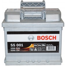 Автомобильный аккумулятор Bosch 6СТ-52 R+ S5 001 Автомобильный аккумулятор Bosch 6СТ-52 R+ S5 001