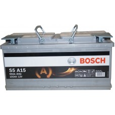 Автомобильный аккумулятор Bosch AGM 6СТ-105 R+ S5A 150 