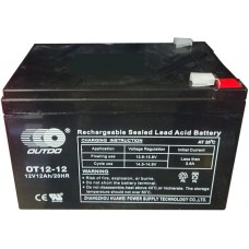 Промышленный аккумулятор Outdo 6СТ-12 12V