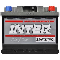 Автомобільний акумулятор INTER Standart 50 R+