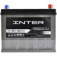 Автомобільний акумулятор INTER PREMIUM 6CT-60 R+ Азия