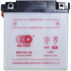 Мото аккумулятор Outdo 6N11A-3A (6v) Мото аккумулятор Outdo 6N11A-3A (6v)