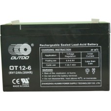 Промышленный аккумулятор Outdo 3СТ-12 6V 