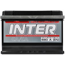 Автомобільний акумулятор INTER Standart 75 R+