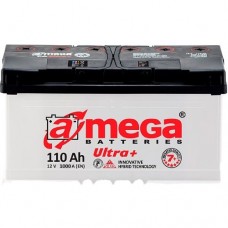 Автомобильный аккумулятор A-Mega 6СТ-110 R+ Ultra Plus 7+