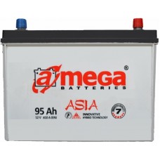 Автомобильный аккумулятор A-Mega 6СТ-95 R+ Asia