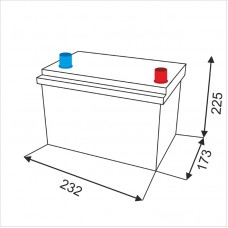 Автомобильный аккумулятор Vega Premium 6СТ-60 R+ asia