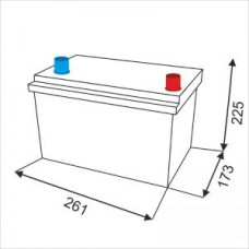 Автомобильный аккумулятор Vega Premium 6СТ-70 R+ asia