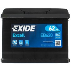 Автомобильный аккумулятор Exide 6СТ-62 R+ Excell Автомобильный аккумулятор Exide 6СТ-62 R+ Excell