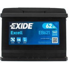 Автомобильный аккумулятор Exide 6СТ-62 L+ Excell Автомобильный аккумулятор Exide 6СТ-62 L+ Excell