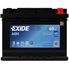 Автомобільний акумулятор Exide AGM 6СТ-60 R+ Start Stop Автомобільний акумулятор Exide AGM 6СТ-60 R+ Start Stop