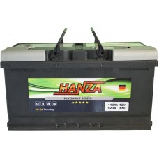 Автомобильный аккумулятор Hanza 6СТ-110 R+ Platinum