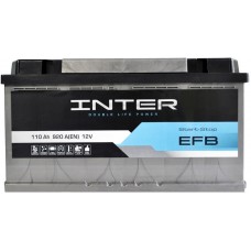 Автомобільний акумулятор INTER  EFB 110 R+