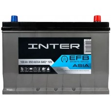 Автомобільний акумулятор INTER  EFB 100 R+ Азия