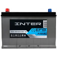 Автомобільний акумулятор INTER  EFB 100 L+ Азия