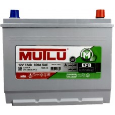 Автомобильный аккумулятор Mutlu 6СТ-72 R+ Jis EFB +Start Stop