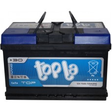 Автомобильный аккумулятор Topla 6СТ-75 R+ Top - Европейский
