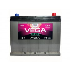 Автомобільний акумулятор Vega 6СТ-75 R+ EFB Start/Stop asia Автомобільний акумулятор Vega 6СТ-75 R+ EFB Start/Stop asia