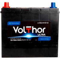 Автомобильний аккумулятор Volthor 6СТ-55 L+ Jis Ultra