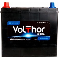 Автомобильний аккумулятор Volthor 6СТ-55 L+ Jis Ultra