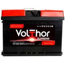 Автомобильний аккумулятор Volthor 6СТ-62 R+ Supreme