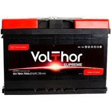 Автомобильний аккумулятор Volthor 6СТ-78 R+ Supreme