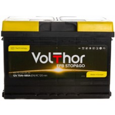 Автомобильний аккумулятор Volthor 6СТ-70 R+ EFB Start Stop