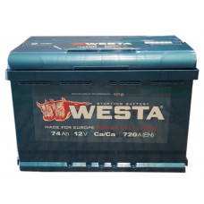 Автомобильный аккумулятор Westa 6СТ-74 R+ Premium