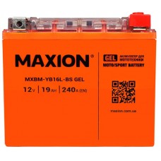 Мото аккумулятор Maxion YB16L-BS Gel Мото аккумулятор Maxion YB16L-BS Gel