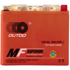 Мото аккумулятор Outdo YB16L-BS Gel Мото аккумулятор Outdo YB16L-BS Gel