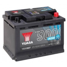 Автомобильный аккумулятор Yuasa 6СТ-60 R+ AGM Start Stop Автомобильный аккумулятор Yuasa 6СТ-60 R+ AGM Start Stop