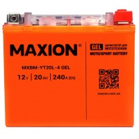 Мото аккумулятор Maxion YT20L-4 GEL
