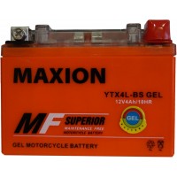 Мото аккумулятор Maxion YTX4L-BS Gel