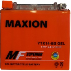 Мото аккумулятор Maxion YTX14-BS Gel Мото аккумулятор Maxion YTX14-BS Gel