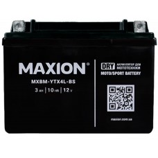 Мото аккумулятор Maxion YTX4L-BS AGM Мото аккумулятор Maxion YTX4L-BS AGM