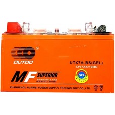 Мото аккумулятор Outdo YTX7A-BS Gel
