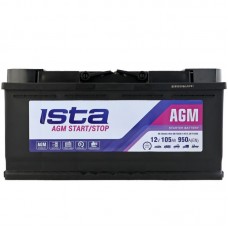 Автомобильний аккумулятор Ista 6СТ-105 R+ AGM Stop & Go Автомобильний аккумулятор Ista 6СТ-105 R+ AGM Stop & Go