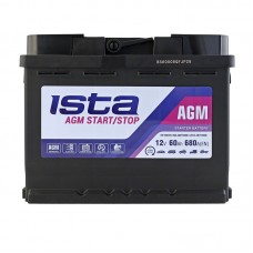 Автомобільний акумулятор Ista 6СТ-60 R+ AGM Stop & Go Автомобільний акумулятор Ista 6СТ-60 R+ AGM Stop & Go