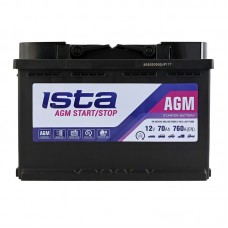 Автомобільний акумулятор Ista 6СТ-70 R+ AGM Stop & Go Автомобільний акумулятор Ista 6СТ-70 R+ AGM Stop & Go