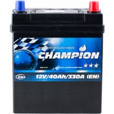 Автомобильный аккумулятор Champion 6СТ-40 R+ Jis Black