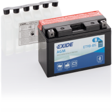 Мото аккумулятор Exide ET9B-BS 8Ah 110A L+ Мото аккумулятор Exide ET9B-BS 8Ah 110A L+