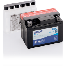 Мото аккумулятор Exide ETX4L-BS 3Ah 50A R+