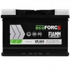 Автомобільний акумулятор Fiamm 6СТ-80 R+ AGM Start Stop Ecoforce Автомобільний акумулятор Fiamm 6СТ-80 R+ AGM Start Stop Ecoforce