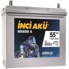 Автомобільний акумулятор Inci Acu Maxima 55 R+ Azia т.к.