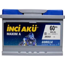 Автомобільний акумулятор Inci Acu Maxima 60 L+ низ