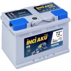 Автомобільний акумулятор Inci Acu EFB 72 R+ Автомобільний акумулятор Inci Acu EFB 72 R+