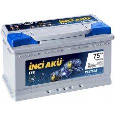 Автомобільний акумулятор Inci Acu EFB 75 R+ низ Автомобільний акумулятор Inci Acu EFB 75 R+ низ