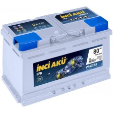 Автомобільний акумулятор Inci Acu EFB 80 R+ Автомобільний акумулятор Inci Acu EFB 80 R+