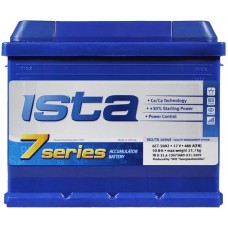 Автомобильный аккумулятор Ista 7series 50 L+ Автомобильный аккумулятор Ista 7series 50 L+