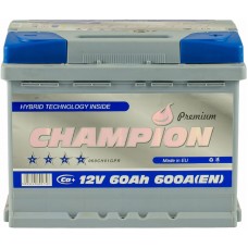 Автомобильный аккумулятор Champion 6СТ-60 R+ Premium Автомобильный аккумулятор Champion 6СТ-60 R+ Premium